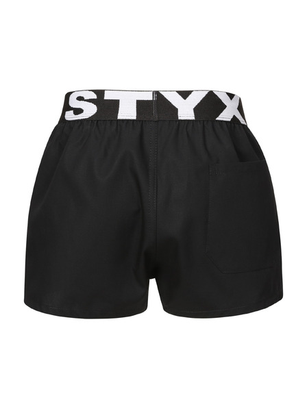 Styx Dětské trenky Styx sportovní guma černé
