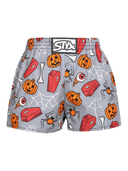 Styx Dětské trenky Styx art klasická guma Halloween rakve