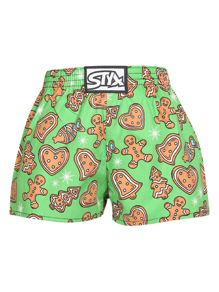 Styx Dětské trenky Styx art klasická guma Vánoce perníčky