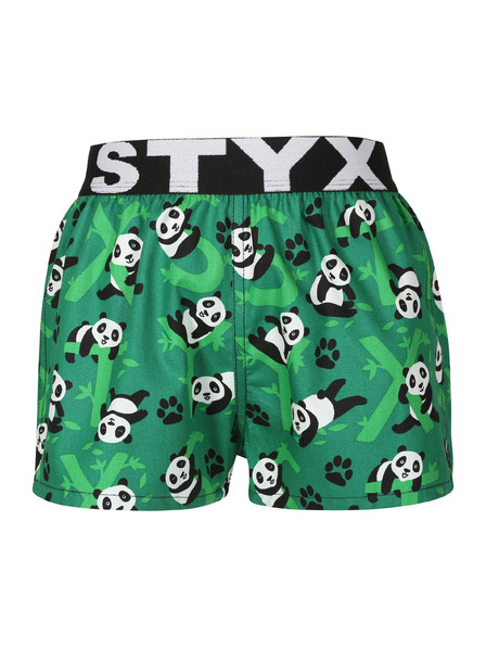 Styx Dětské trenky Styx art sportovní guma pandy