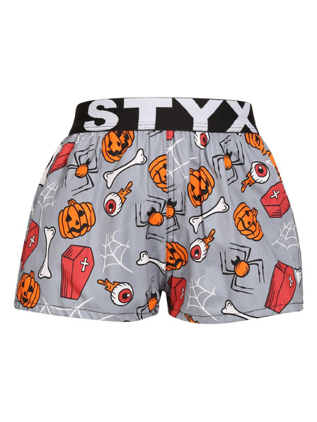 Styx Dětské trenky Styx art sportovní guma Halloween rakve