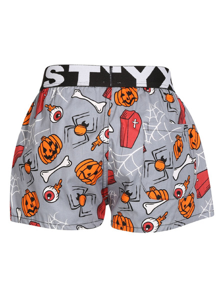 Styx Dětské trenky Styx art sportovní guma Halloween rakve