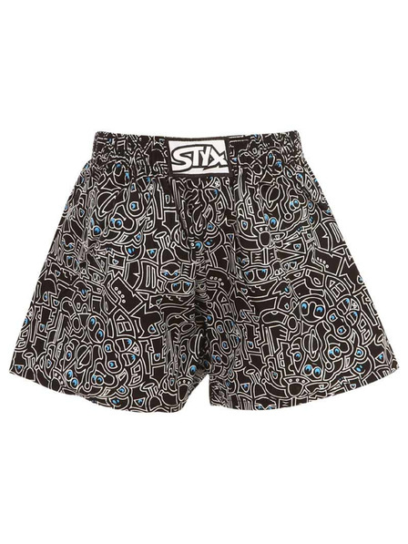 Styx Dětské trenky Styx art klasická guma Doodle