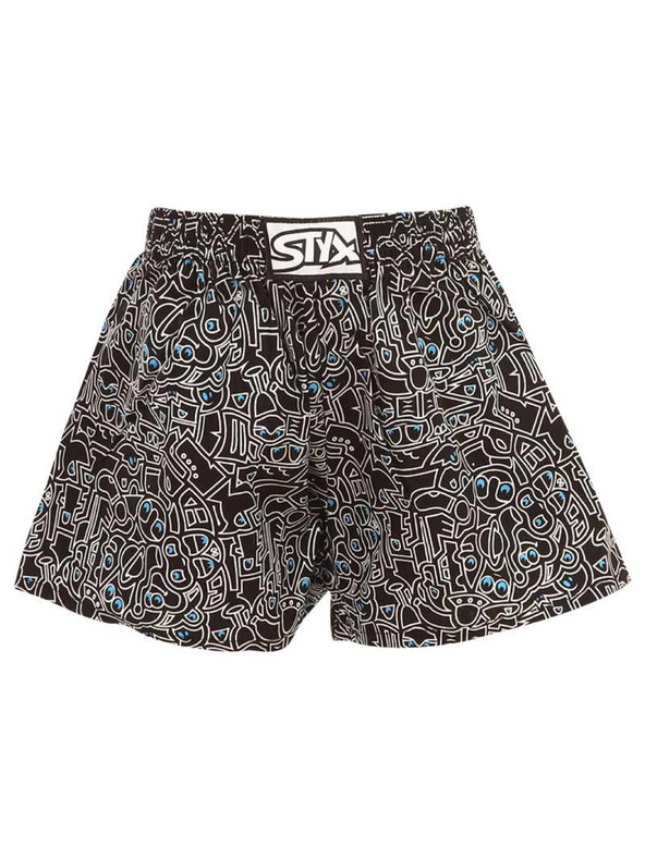 Styx Dětské trenky Styx art klasická guma Doodle