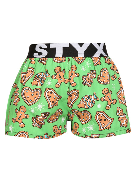 Styx Dětské trenky Styx art sportovní guma Vánoce perníčky