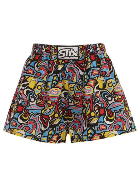 Styx Dětské trenky Styx art klasická guma skica