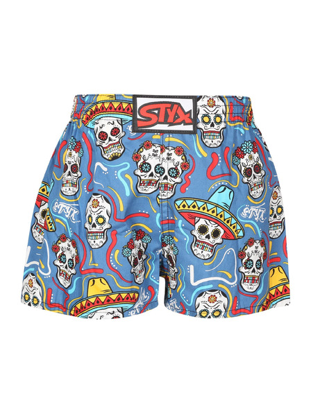 Styx Dětské trenky Styx art klasická guma lebky