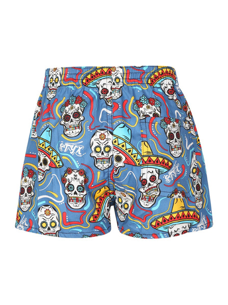 Styx Dětské trenky Styx art klasická guma lebky