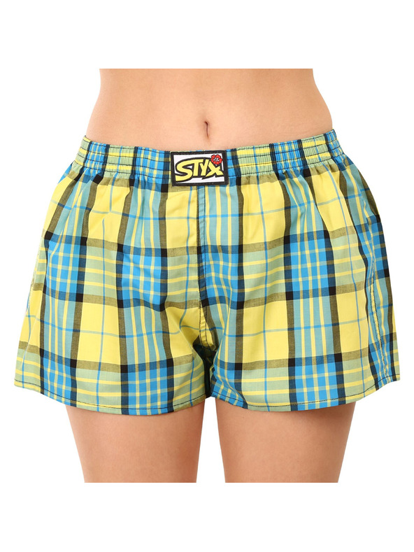Styx Sada tří - dámské trenky Styx klasická guma vícebarevné