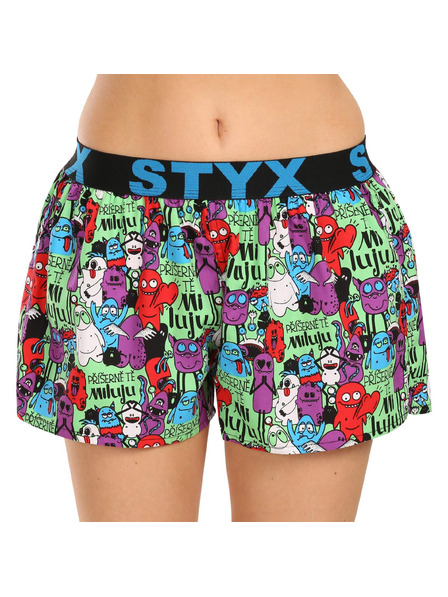 Styx Dámské trenky Styx art sportovní guma příšerky