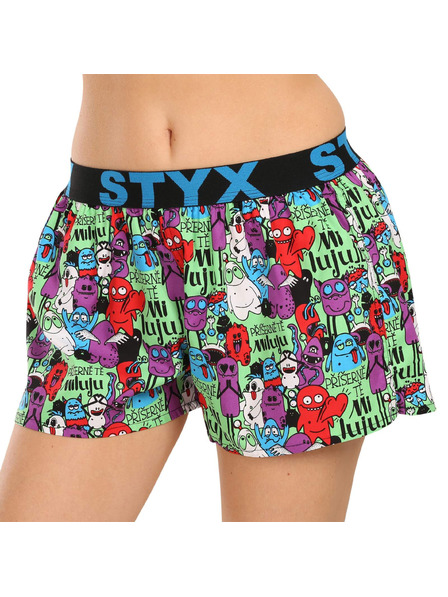 Styx Dámské trenky Styx art sportovní guma příšerky