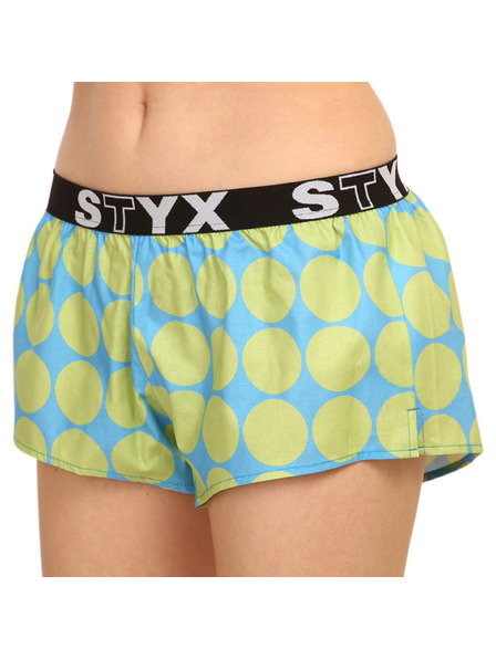 Styx Dámské trenky Styx art sportovní guma puntíky