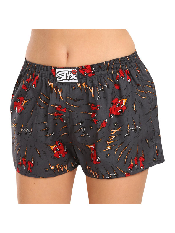 Styx Sada tří - dámské trenky Styx art klasická guma vícebarevné