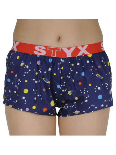 Styx Dámské trenky Styx art sportovní guma planety