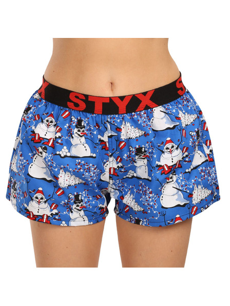 Styx Sada tří - dámské trenky Styx art sportovní guma vícebarevné