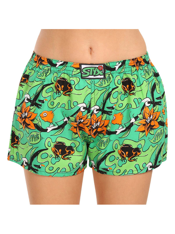 Styx Sada tří - dámské trenky Styx art klasická guma vícebarevné