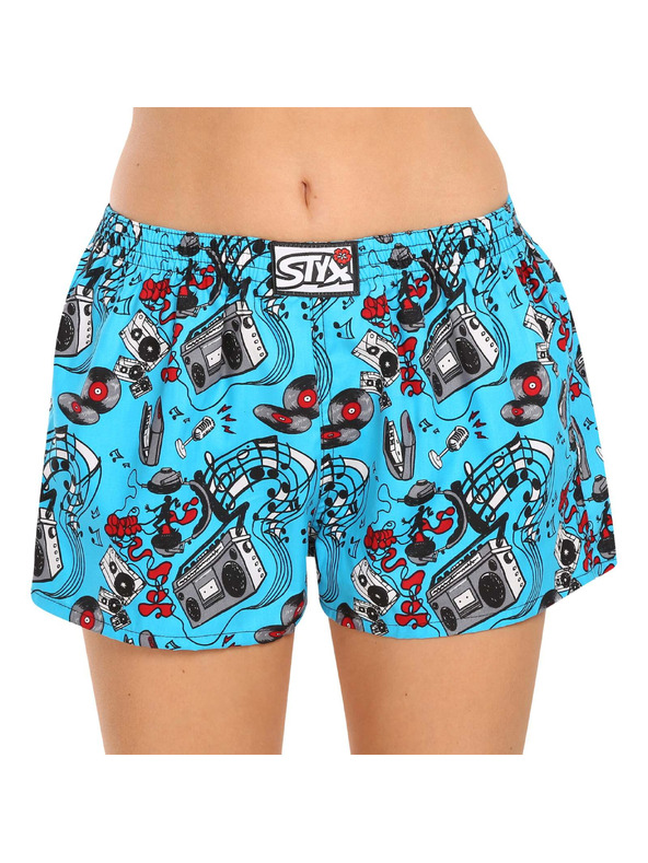 Styx Sada tří - dámské trenky Styx art klasická guma vícebarevné