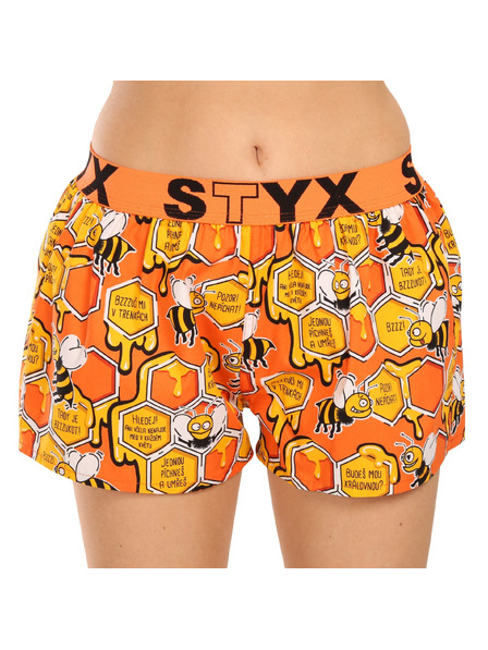 Styx Sada pěti - dámské trenky Styx art sportovní guma vícebarevné