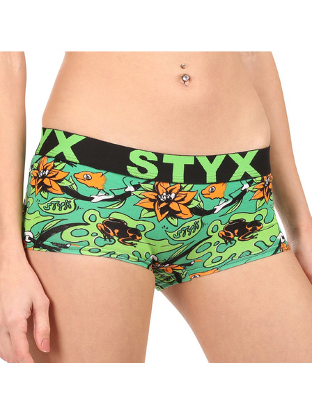 Styx Dámské kalhotky Styx art s nohavičkou tropic