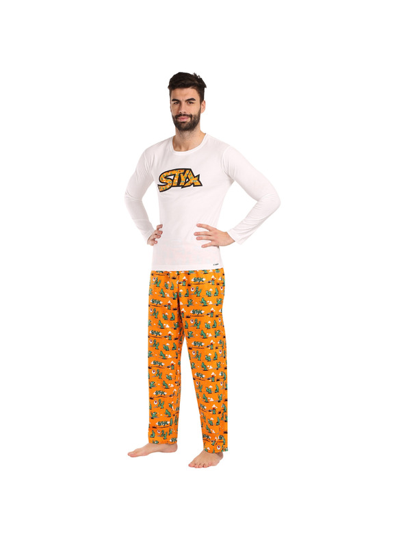 Styx Pánské pyžamo Styx kaktusy