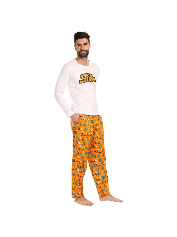 Styx Pánské pyžamo Styx kaktusy
