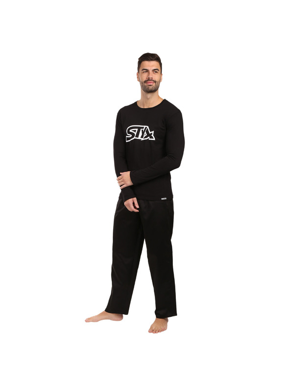 Styx Pánské pyžamo Styx černé