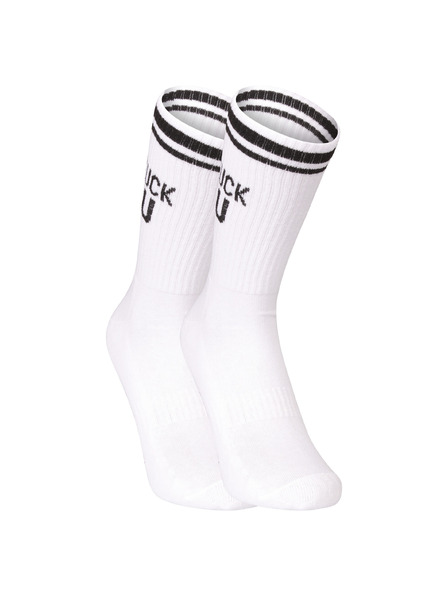 Nedeto Ponožky Nedeto sportovní vysoké Fxck U bílé