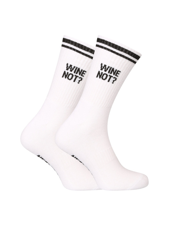 Nedeto Ponožky Nedeto sportovní vysoké Wine not? bílé