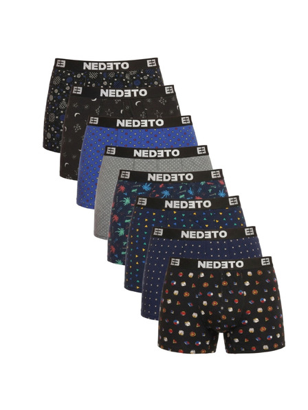 Nedeto Sada osmi - pánské boxerky Nedeto vícebarevné