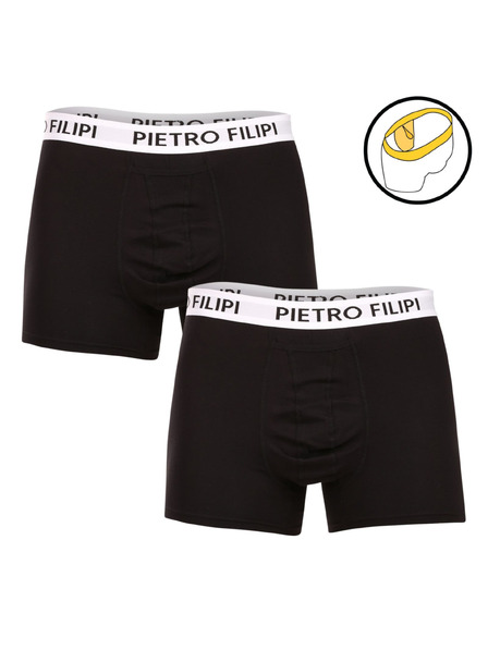 Pietro Filipi Sada dvou - pánské boxerky Pietro Filipi balls holder černé