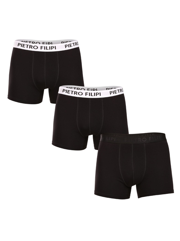 Pietro Filipi Sada tří - pánské boxerky Pietro Filipi černé