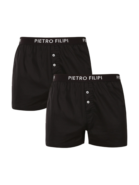 Pietro Filipi Sada dvou - pánské trenky Pietro Filipi černé