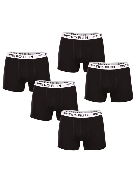 Pietro Filipi Sada pěti - pánské boxerky Pietro Filipi černé