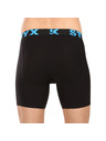 Styx Sada tří - pánské boxerky Styx long sportovní guma vícebarevné
