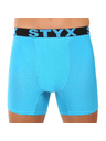 Styx Sada tří - pánské boxerky Styx long sportovní guma vícebarevné