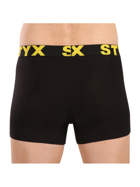Styx Pánské boxerky Styx sportovní guma černé