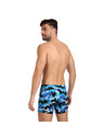 Styx Pánské boxerky Styx long art klasická guma maskáč modrý