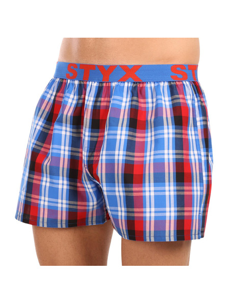 Styx Pánské trenky Styx sportovní guma vícebarevné