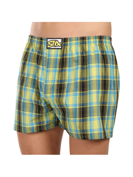 Styx Pánské trenky Styx klasická guma nadrozměr vícebarevné