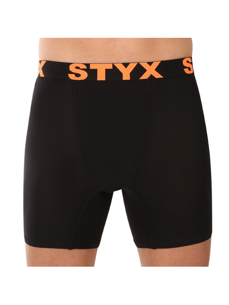 Styx Pánské boxerky Styx long sportovní guma černé