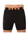 Styx Pánské boxerky Styx long sportovní guma černé