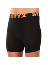 Styx Pánské boxerky Styx long sportovní guma černé