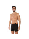 Styx Pánské boxerky Styx long sportovní guma černé