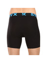 Styx Pánské boxerky Styx long sportovní guma černé