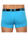 Styx Pánské boxerky Styx sportovní guma nadrozměr světle modré