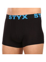 Styx Sada tří - pánské boxerky Styx sportovní guma nadrozměr vícebarevné
