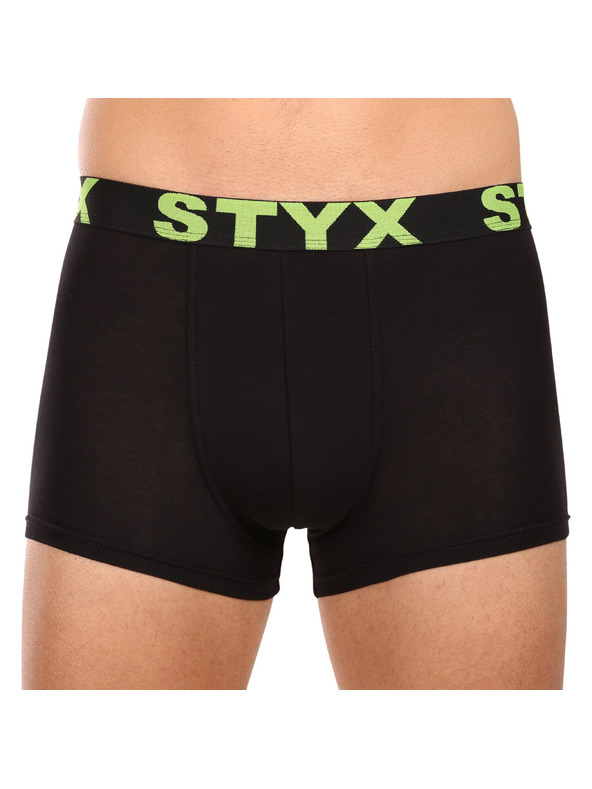 Styx Sada tří - pánské boxerky Styx sportovní guma nadrozměr vícebarevné