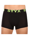 Styx Sada tří - pánské boxerky Styx sportovní guma nadrozměr vícebarevné