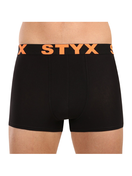 Styx Pánské boxerky Styx sportovní guma černé