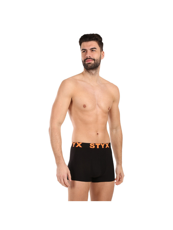 Styx Pánské boxerky Styx sportovní guma černé